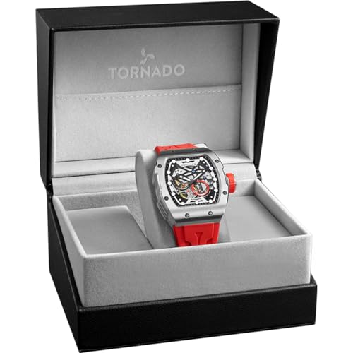 Image of Tornado XENITH Automatic Men's MIYOTA 82S7 Movement Watch, Automatic Display and High Quality Flexible And Durable Silicone Strap - T24302