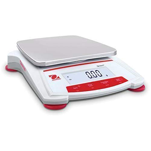 Präzisionswaage Ohaus Scout SKX6201 EU - Portable Schulwaage bis 6.200g - 0,1g genau