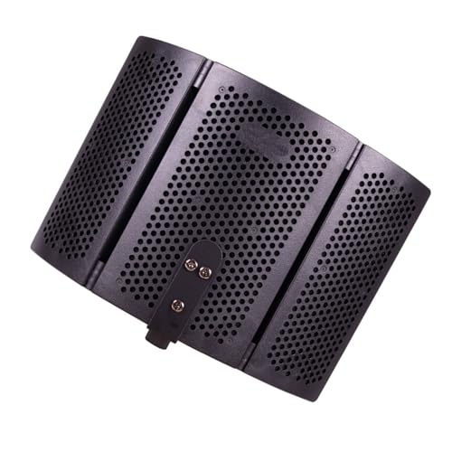 Filtre anti-bruit pliable pour micro avec isolation phonique et structure ABS