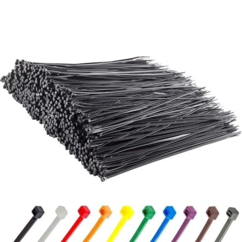GTSE 12-Inch UV Resistant Heavy Duty Zip Ties, 1000 Pack