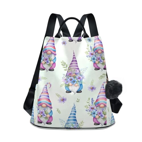 Sac de randonnée gnomes rayés pour femme idéal pour escapades