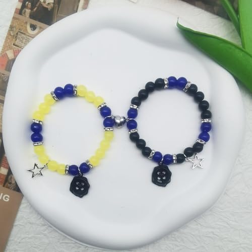 Matching Bracelets Button Friendship Bracelet Cute Merchandise Accessories Jewelry2