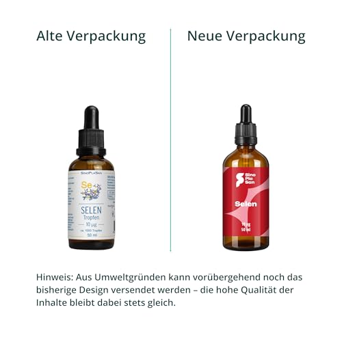 Selen Tropfen flüssig 200µg | 10µg pro Tropfen | 200µg pro Tagesdosis | SEHR HOHE AUFNAHMEFÄHIGKEIT | vegan | laborgeprüft | Made in Germany