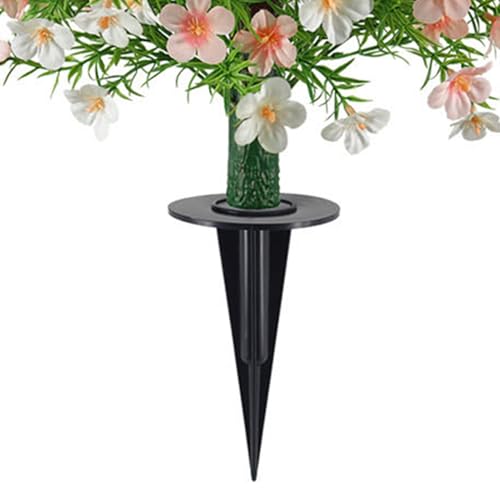 Bolas de Flores Artificiales Exterior Asixxsix Arbustos Realistas con Estaca para Maceteros 8