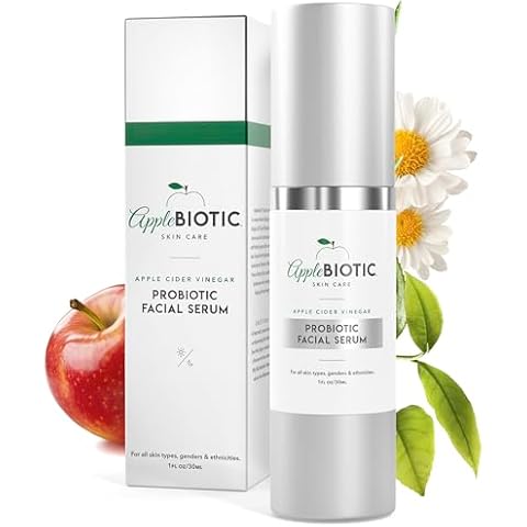 Applebiotic Hyaluronic Acid Serum for Face with Aloe, Green Tea and Vitamin B3, Day and Night Face Serum, Hydrating and Blemish Control Serum, Oil-Free (1 Oz) (Pkg May Vary) Cover