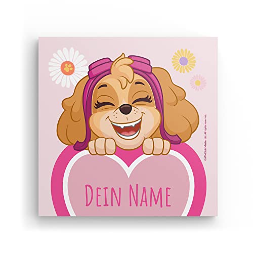 MIXPIX® – PAW Patrol Skye Peek-a-boo 20x20cm Fotokacheln Personalisiert...