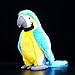 Peluche 30 Cm Grande Realistico Macaw Peluche Realistico Giallo/blu Pappagallo Peluche Peluche Bambole Di Peluche Morbidi Bambini Giocattoli Regali