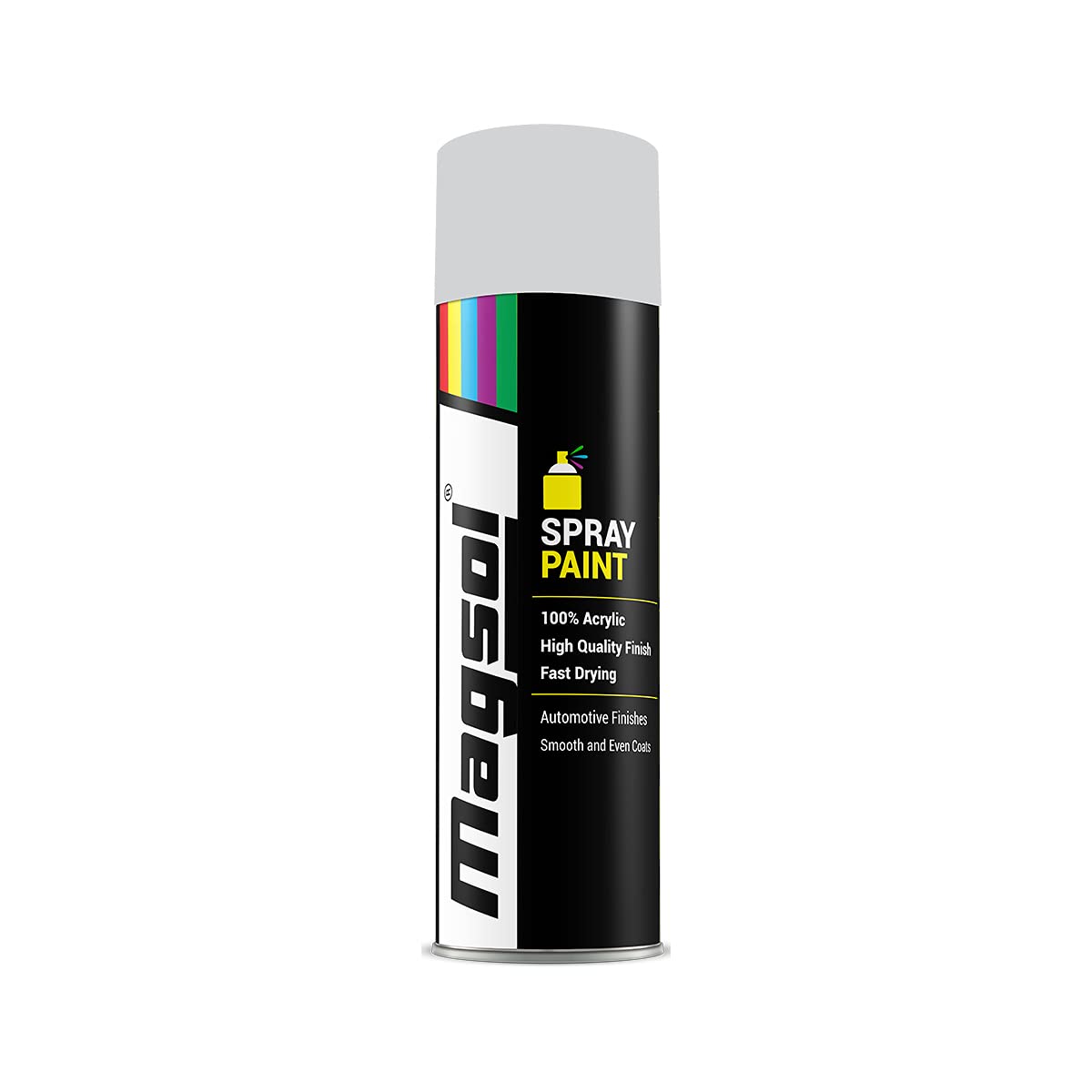 MAGSOL Heat Resistant Spray Paint HR Silver | Automotive High Heat Spray Paint | Easy-Press Nozzle & Wide Spray Pattern | Spray Paint Can for Cars and Bikes (400ml)-image-47