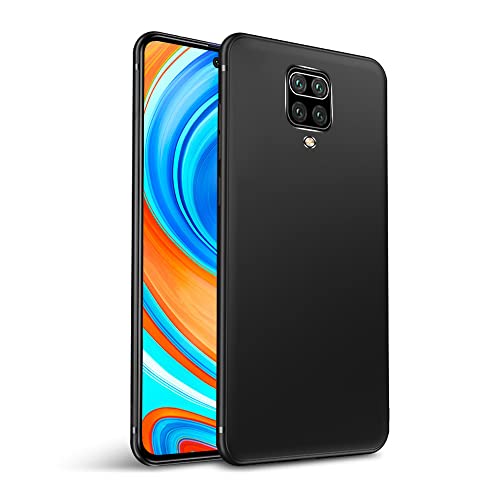 Olliwon Coque Xiaomi Redmi Note 9S / Note 9 Pro/Note 9 Pro Max, Ultra Mince Antichoc Silicone TPU Fine Housse Etui Coque Protection Case Cover pour Redmi Note 9S / Note 9 Pro/Note 9 Pro Max ​- Noir Cover