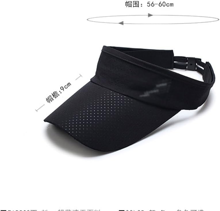 Quick Dry Empty Top Hat Men's Women Running Sun Protection Visor Outdoor Sports Marathon