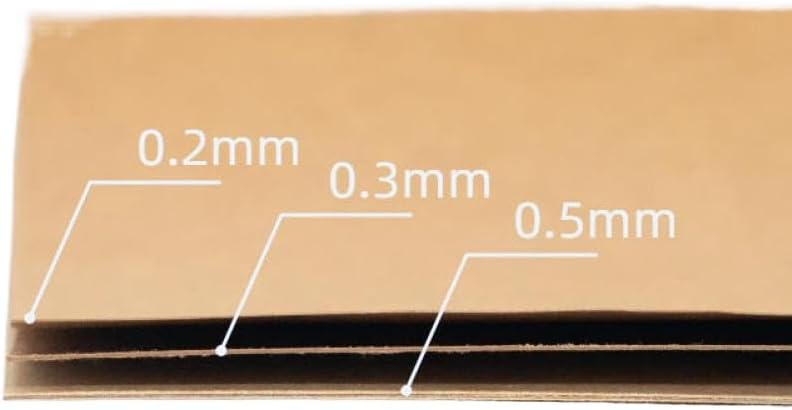 Gasket Paper Sheets 0.5mm X 4 Tear Resistant Heatproof Oil Resistant DIY Engine Gaskets Scooter Motorcycle Lawnmower Chainsaw