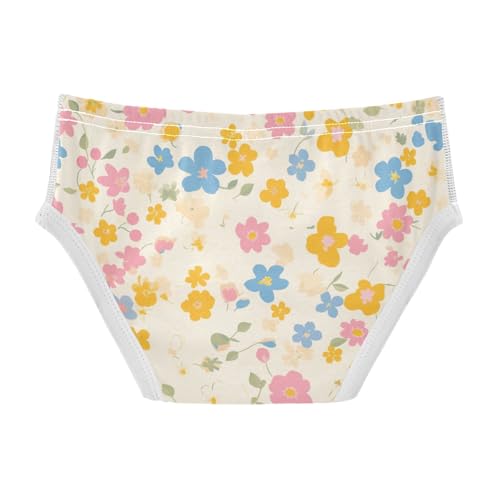 KLL Ditsy Floral Toddler Boy Pure Cotton Nighttime Underwear Breathable Children Panties2