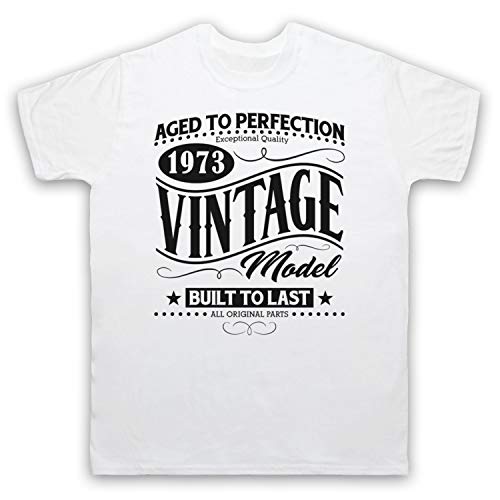 T-shirt 1973 vintage de qualité supérieure pour homme au design rétro soigné