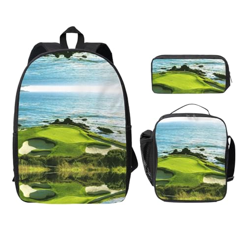 Sac à dos imprimé golf EdWal léger pour soulager le dos des élèves