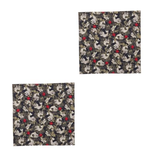 Cabilock 2St Furoshiki Japanisches Wickeltuch Baumwolltuch