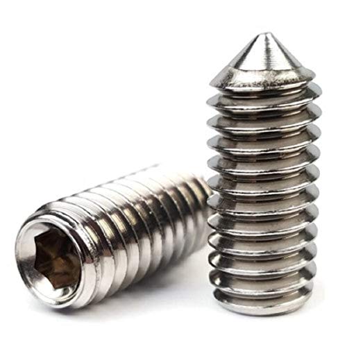 #10-32 Socket Set Screws Cone Point 304 Stainless Steel #10-32 x 1/2