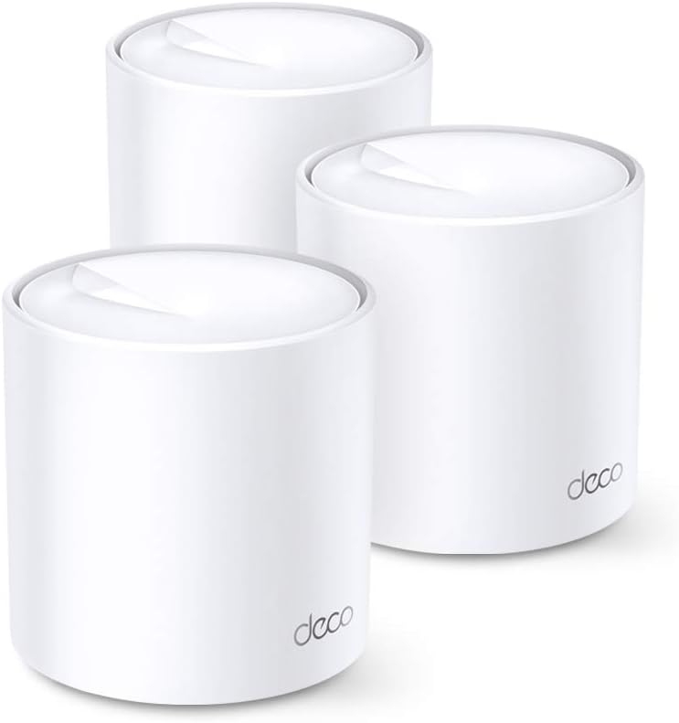 TP-Link AX1800 Next Gen WiFi 6 Replaces Routers and WiFi Extenders Parental Control - White, Pack of 3, Medium