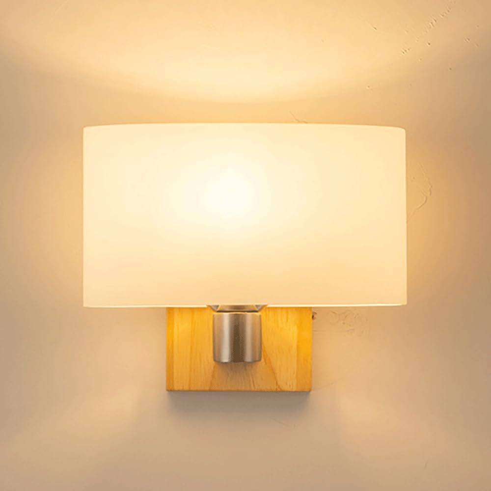 Lámpara de pared de cabecera que elimina reflejos molestos al leer