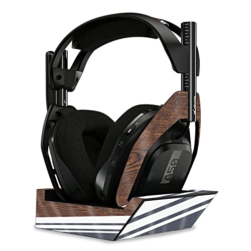 Image of MightySkins Glossy Glitter Skin Compatible with Astro A50 Wireless Headphones + Base Station (Gen 4) - Wood Formal | Protective, Durable High-Gloss Glitter Finish | Easy to Apply | Made in The USA
