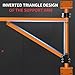 Jib Crane Hoist Holder - 220LBS Load Capacity, 39FT Lift Height, 180° Swivel Scaffold Lifting Arm for Electric Hoist