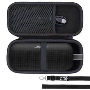 Hard Case Compatible with Bose SoundLink Flex 2nd Gen/Bose SoundLink Flex Portable Speaker, Black Case