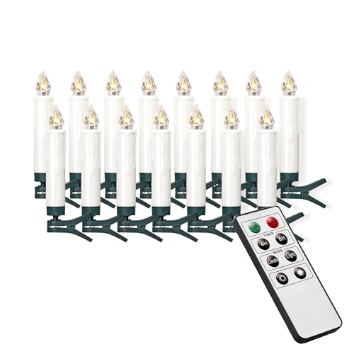 IC Winterworld 15 kabellose LED Christbaumkerzen mit Fernbedienung |...