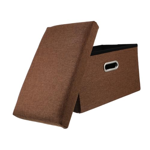 PRETYZOOM 1 Pieza Taburete de Almacenamiento Storage Bench Cajas de almacenaje Organizador contenedor de Almacenamiento de Tela baul almacenaje wltoys contenedor de Almacenamiento Plegable