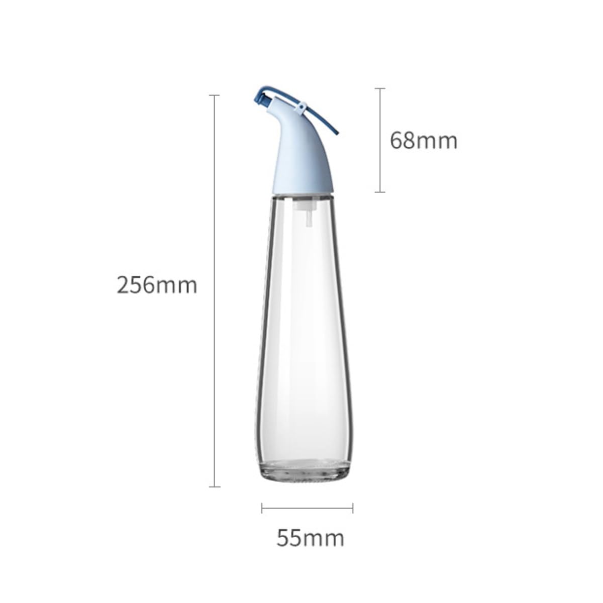 Dispenser per Salsa di Soia Nessun Olio da Cucina Domestico Serbatoio Olio Salsa di Soia Aceto Condimento Bottiglia Set da 2 Pezzi Contenitore Dell'olio