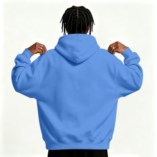 Fleece Hoodie Men Fleece Quarter Zip Pullover Sweatshirt Sweat Shirt - image 8