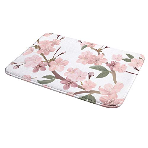 Tapis de bain antidérapant velours corail absorbant lavable - 5