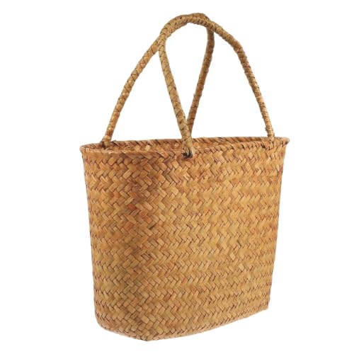 Sac cabas en paille bohème pour vos vacances à la plage et sorties d'été