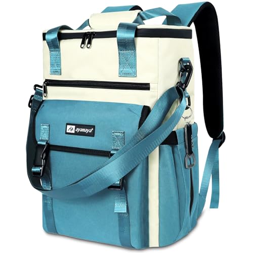 AYAMAYA Backpack Cooler for Women, Stylish 35 Cans Leakproof Camping Cooler
