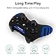 VooFun PC Controller Wireless, PS3 Controller PC Gamepad mit Hall Effekt Joystick, Dual Vibration, Gaming Controller für PC Windows 7/8/10/11, PS3, Steam, Android Smart TV, TV Box, Raspberry Pi, Blau