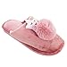 Toocool - Hausschuhe für Damen, Stella Pom Pon, Plüsch, warm, HT-1966, Pink - altrosa - Größe: 37 EU