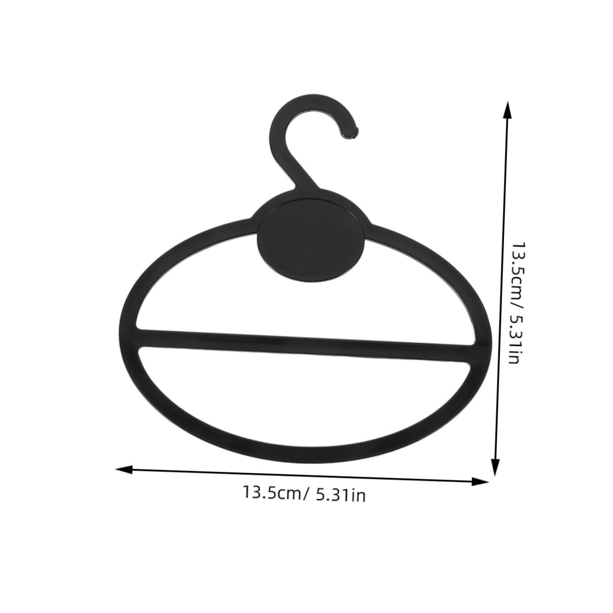 SOLUSTRE 50pcs Scarf Hanger Organizers Multi-Functional Tie and Belt Storage Rack for Home for Scarves Towels and Accessories Space-Saving Design for Neat Closets