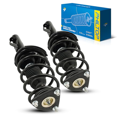 Image of PHILTOP Front Complete Struts Shock Absorber for Ford Focus 2012-2013, 2.0L, Quick Suspension 172522 172523, Struts with Coil Spring Assemblies SAA864 2 Pcs