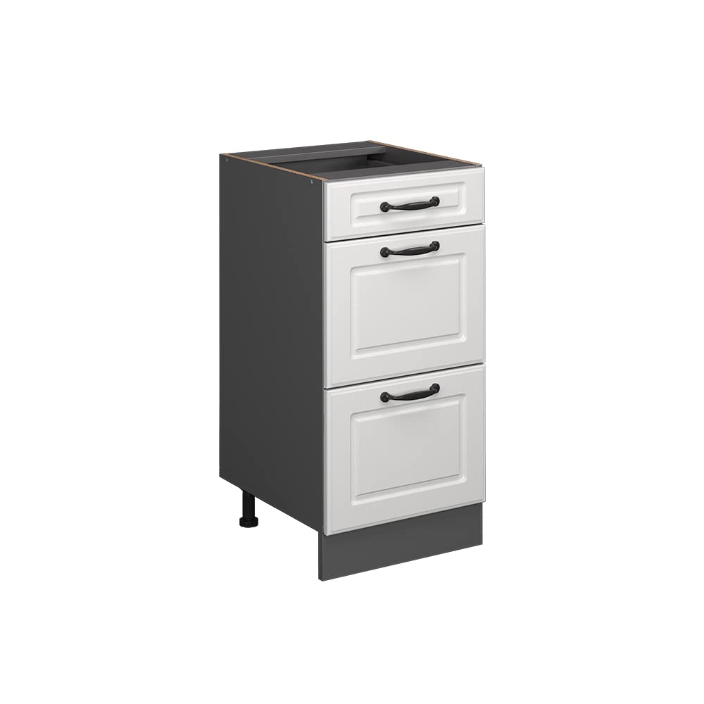 Vicco Meuble De Cuisine Blanc Campagne 30cm Sans PT, Fame-Line | Meuble