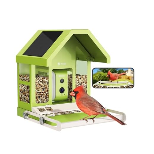 Birdfy Smart Bird Feeder Camera, Durable Metal Feeders: Auto-Detect & Notify
