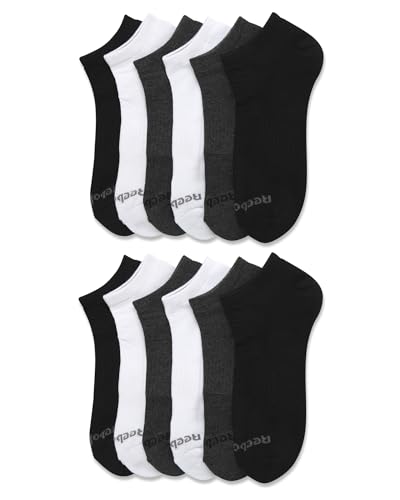 Reebok Mens Low Cut Socks - 12 Pack Performance Cushion Comfort No Show Socks - Breathable Athletic Socks for Men (6-12.5)2