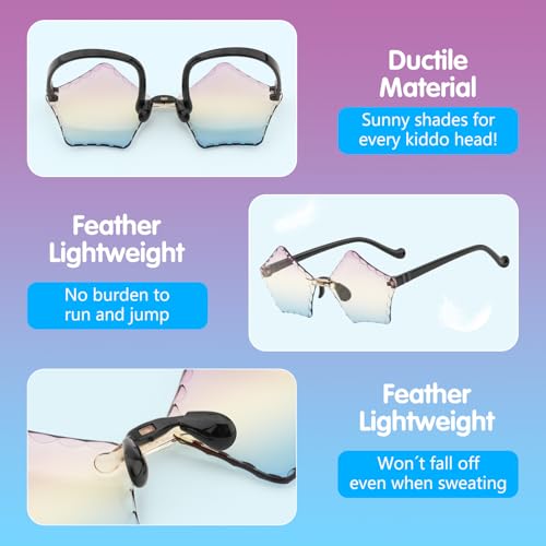 EYEBUDDY Kids Sunglasses Bulk Party Favors Boys Girls Sun Glasses for Kids Age 3-8 24 Packs3