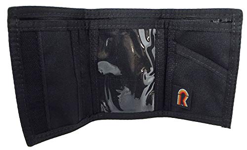 Rainbow Of California Trifold Wallet W/Inside Id. Hook N Loop Closure. Made In Usa #TOP23