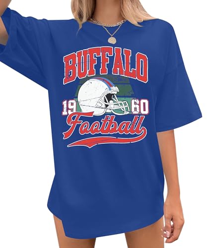 Football Shirts Women Football Team Fan Shirt Game Day Tshirt Rugby Outfits Gifts Tee Tops