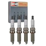 4 pc Champion Double Platinum Spark Plugs for BMW 328i GT xDrive 2014-16
