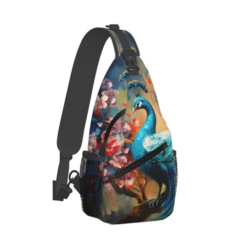 Bolso bandolera unisex liviano para viajes y actividades al aire libre miniatura 2