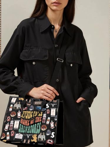 Bolsa Tote de Lona Inspirada en Serie Vampire TV miniatura 2