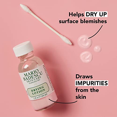 Mario Badescu Drying Lotion For All Skin Types| Blemish Spot Treatment With Salicylic Acid And Sulfur | Dries Surface Blemishes | 1 Fl Oz #TOP4