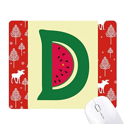 Souris alphabet pastèque d tendance pour décorer une chambre d'enfant style forêt