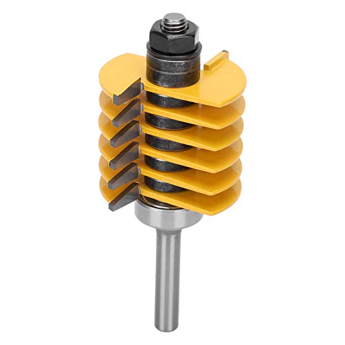 Respicefinem Finger-Joint Router bit fger 14×10×4 8 mm Shank Woodworking Cutter Finger-Joint Router bit Anti-Backlash Tool Trapezoidal Finger-Joint Cutter