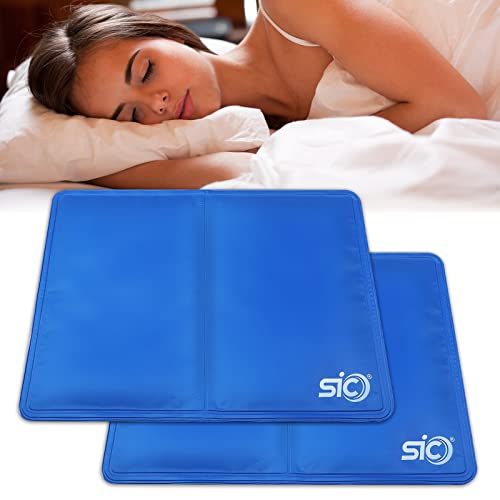 SIC ® Paquete de 2 alfombrillas de refrigeración de gel | Almohada de gel refrescante que absorbe...