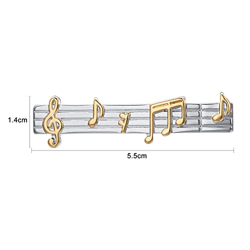 Music Tie Clips for Men Drum Guitar Piano Tie Bar Clip Fashion Wedding Business Party Tie Pin Unique Jewelry4